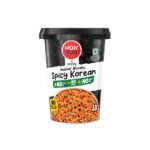 VEEBA Wok Tok Instant Cup Noodles Spicy Korean|Made with no palm oil|no maida|no added MSG, 92.5 gram - Fast Shipping to USA & Canada