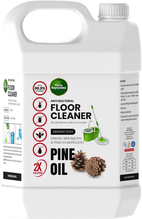 Parle Ropvatika 5 Liter Pine Oil White Phenyl | Pineoil Floor Cleaner - Fast Shipping to USA & Canada