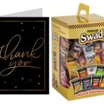 Swad Thank You Gift with Card (Swad Mixed Candy 125 Gift Box & 1 Greeting card) - Fast Shipping to USA & Canada
