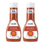 VEEBA Hot Garlic Stir Fry Sauce & Dip, 330Gram - Pack of 2 - Fast Shipping to USA & Canada