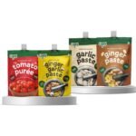 CURRYiT Fresh & Pure Ready To Cook Paste Combo 300 gm Each (Pack of 4) | Thick & Flavourful | Ginger, Garlic, Ginger-Garlic Paste & Tomato puree | No Added Preservatives | Homemade & Easy To Use - Fast Shipping to USA & Canada