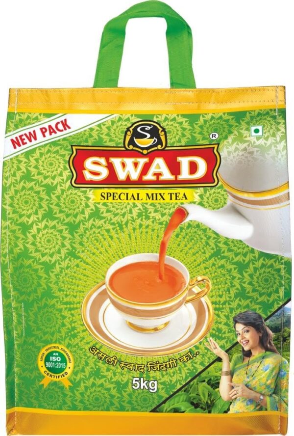 Swad Special Mix Value Tea | Premium Assam Black Tea Blend | 5 KG Bulk Pack with 5 different tea leaves - Fast Shipping to USA & Canada