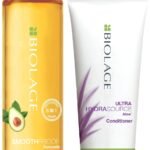 Biolage Smoothproof Deep Smoothing 6-In-1 Professional Hair Serum For Women & Men For Frizzy Hair & Biolage Hydrasource Conditioner | Paraben Free|Intensely Hydrates Dry Hair | For Dry Hair - Fast Shipping to USA & Canada
