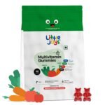 Little Joys Multivitamin Gummies Pouch for Kids (2-6 years) | 90 Days Pack | No Sugar Added | Strawberry Flavour | Boosts Immunity, Bone Density & Eyesight - Fast Shipping to USA & Canada