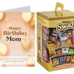 Swad Happy Birthday Mom Mother Gift with Card (Swad Mix Candy 125 Gift Box & 1 Greeting card) 2 units - Fast Shipping to USA & Canada
