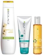 Biolage Smoothproof Deep Smoothing 6-In-1 Professional Hair Serum For Women & Men For Frizzy Hair & Biolage Smoothproof Shampoo & BIOLAGE Scalppure Conditioner - Fast Shipping to USA & Canada