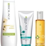 Biolage Smoothproof Deep Smoothing 6-In-1 Professional Hair Serum For Women & Men For Frizzy Hair & Biolage Smoothproof Shampoo & BIOLAGE Scalppure Conditioner - Fast Shipping to USA & Canada