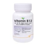 Vitamin B12 With B1, B5, B6, B9(Folic Acid), Alpha Lipoic Acid ALA & Inositol Supplements | Energy Management | Antioxidant | 60 Tablets - Fast Shipping to USA & Canada