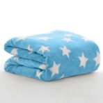 OYO BABY New Born Super Soft Baby Blanket Wrapper Blanket for Babies (100 x 75 Cm) Star Blue, Fleece, Lightweight All Season | 0-24 Months | Sleeping Bag | Nursing Baby Gifts - Fast Shipping to USA & Canada