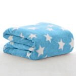 OYO BABY New Born Super Soft Baby Blanket Wrapper Blanket for Babies (100 x 75 Cm) Star Blue, Fleece, Lightweight All Season | 0-24 Months | Sleeping Bag | Nursing Baby Gifts - Fast Shipping to USA & Canada