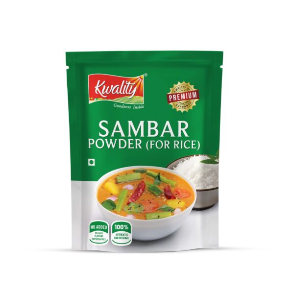 Kwality Sambar Powder for Rice - Authentic South Indian Spice Mix, Perfect for Flavorful Sambar and Rice Dishes (200g (Pack of 1)) - Fast Shipping to USA & Canada