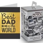 Swad Best Father/Dad Gift with Card (Swad Digestive Candy 125 Gift Box & 1 Greeting card) - Fast Shipping to USA & Canada