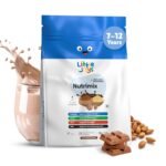 Little Joys Chocolate Nutrimix 7+ (700g) | 7-12 Years | Naturally Sweetened with Dates & Jaggery | With 23 Essential Vitamins & Minerals | 9g Protein per Serving | Supports Healthy Growth & Boosts Immunity | With Ragi, Bajra, Almonds & Oats | Chocolate Flavour Nutrition Drink Powder - Fast Shipping to USA & Canada