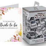 Swad Prospective Bride To Be/engaged Gift with Card (Swad Digestive Candy 125 Gift Box & 1 Greeting card) - Fast Shipping to USA & Canada