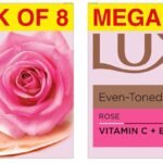 LUX Soft Glow Rose & Vitamin E Beauty Soap Bar, 150 g (Combo Pack of 16) | Moisturizing Bathing Soap for Soft, Glowing Skin & Body | For Men & Women - Fast Shipping to USA & Canada