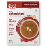 CURRYiT Dilli Dal Makhni Masala Curry Paste| Ready to Cook in 15 mins | Serves 6 | Instant Food with Goodness of Ghee | No Preservatives | Eat with Chawal Roti Naan | Indian Masala Gravy (Pack of 1) - Fast Shipping to USA & Canada