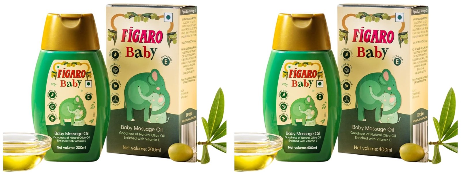 71dT5ZfE92L.jpg Figaro Baby Massage Oil with Goodness of Natural Olive oil enriched with vitamin E, Dermatologically - Fast Shipping to USA & Canada - Image 1