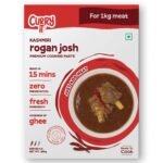 CURRYiT Kashmiri Rogan Josh Curry Paste 250g | Ready to Cook in 15 mins | Serves 6 | Just add Fresh Mutton, Chicken, Meat, Fish | Made with Ghee | No Preservatives | Eat with Khameeri Roti | Indian Masala Gravy - Fast Shipping to USA & Canada