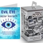 Swad Evil Eye Nazar Kavach Gift with Card (Swad Digestive Candy 125 Gift Box & 1 Greeting card) - Fast Shipping to USA & Canada