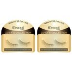 Bonjour Paris 3D Synthetic False Eye Lashes-Zoya's Collection For Women's Makeup-Pack Of 2(40% Discount) - Fast Shipping to USA & Canada