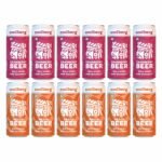 Coolberg Non Alcoholic Beer Assorted Flavors 300ml CANs - Pack of 12 (300ml x 12) Peach & Cranberry - Fast Shipping to USA & Canada