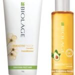 BIOLAGE Smoothproof Conditioner|Paraben free| Provides Humidity Control & Anti-Frizz Smoothness |For Frizzy Hair & Biolage Smoothproof Deep Smoothing 6-In-1 Professional Hair Serum - Fast Shipping to USA & Canada