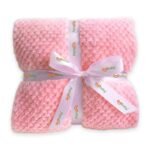 OYO BABY New Born Super Soft Baby Blanket Wrapper Sheet Cum Baby Blanket for Baby Boys, Baby Girls, Babies New Born Baby Products All Baby Pink, Fleece, Lightweight, 1 Count - Fast Shipping to USA & Canada