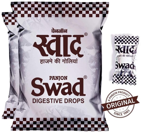Swad Chocolate Candy Packs (Swad Original) 2 x 50 Toffees (Original, Pack of 2) - Fast Shipping to USA & Canada
