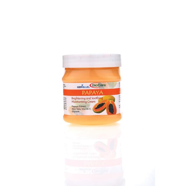 GemBlue Biocare Papaya Cream, 500 ml - Fast Shipping to USA & Canada