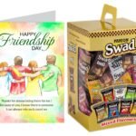Swad Happy Friendship Day Gift with Card (Swad Mixed Candy 125 Gift Box & 1 Greeting card) - Fast Shipping to USA & Canada