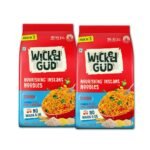 WickedGud Curry Nourishing Instant Noodles (201gm x 2) | Healthy Noodles | No Maida | No Oil | No MSG | High Protein | High Fibre | Cholesterol Free - Fast Shipping to USA & Canada