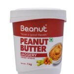 Beanut Jaggery Creamy Peanut Butter 1kg, 8g/32gm Protin, No Refined Sugar, 100% Vegan, Gluten-Free, High Protein, Cholesterol-Free Natural Sweetener Spread - Fast Shipping to USA & Canada