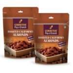 CORNITOS Roasted Almonds Smoky Barbeque | Pack of 2 (200g Each) - Fast Shipping to USA & Canada