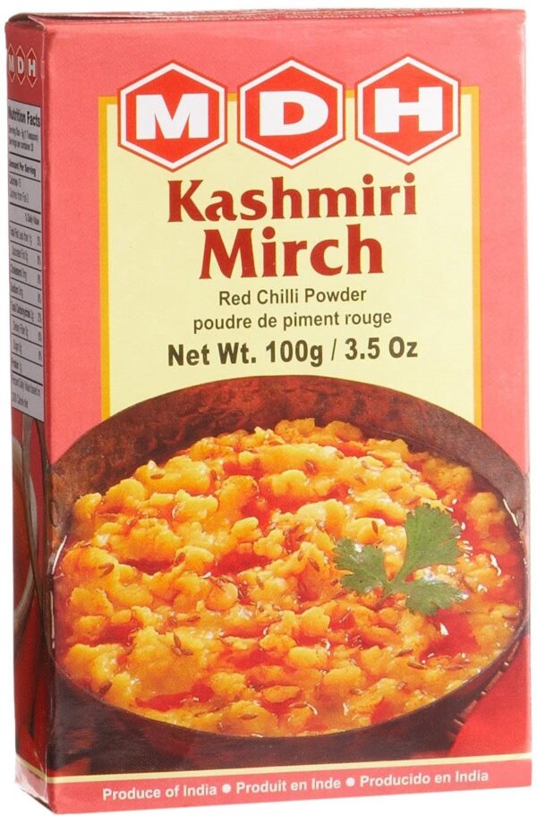 MDH Kashmiri Mirch, Powder - 100Gm - Fast Shipping to USA & Canada