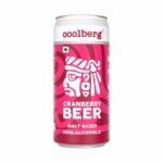 Coolberg Cranberry Non Alcoholic Beer 300ml CANs - Pack of 2 (300ml x 2) - Fast Shipping to USA & Canada