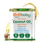 OYO Baby Wood Pressed Coconut Oil for Baby Hair Oil, Massage & Skin Care | 100% Natural & Pure Baby Oil for Newborns | 100ml - Fast Shipping to USA & Canada
