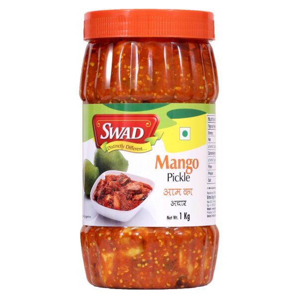 SWAD Delicious Spicy Mango Pickle/Traditional Aam ka Achar - 1 Kg - Fast Shipping to USA & Canada