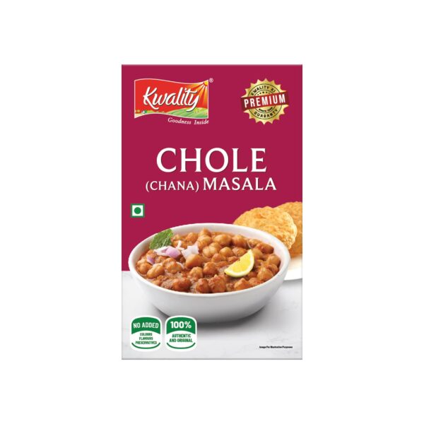 Kwality Chana Masala 100g, Authentic Spice Blend for Chickpea Curries & Dishes, Aromatic and Flavorful Seasoning. - Fast Shipping to USA & Canada