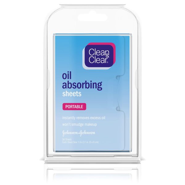 Clean & Clear Oil Absorbing Sheets, 50 Count (Pack of 1) - Fast Shipping to USA & Canada