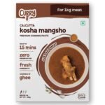 CURRYiT Calcutta Kosha Mangsho Curry Paste 250g | Ready to Cook in 15 mins | Serves 4-6 | Just add Fresh Mutton, Meat, Fish | Goodness of Ghee | No Preservatives | Eat with Chawal Roti | Indian Masala Gravy - Fast Shipping to USA & Canada