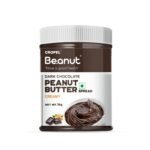 Beanut Dark Chocolate Creamy Peanut Butter 1kg | 18gm Protein | 100% Vegan Peanut Butter, 100% Pure Roasted Peanut | High in Protein Spread, Gluten & Cholesterol Free, Nut Butter - Fast Shipping to USA & Canada