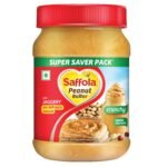 Saffola Peanut Butter with Jaggery, Crunchy 850 gm | High Protein Peanut Butter | No Refined Sugar - Fast Shipping to USA & Canada