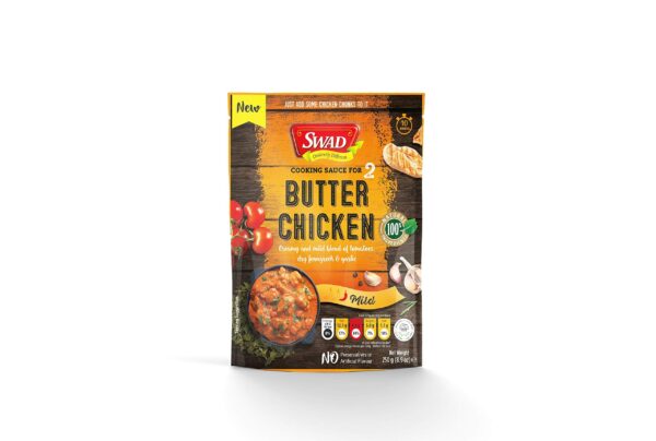 SWAD Butter Chicken Gravy/Makhani Gravy/Easy to cook Gravy- Pure Vegetarian 250GM - Fast Shipping to USA & Canada