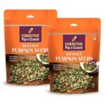 CORNITOS Roasted Pumpkin Seeds | Pack of 2 (200g Each) - Fast Shipping to USA & Canada