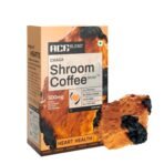 Ace Blend Chaga SHROOM COFFEE? | 5 serves | Decaf Mushroom Coffee | KSM 66 Ashwagandha | L-Theanine | MCT Powder | Heart Health | Cholesterol Manager | Instant Black Coffee | Keto | Cold & Hot Brew - Fast Shipping to USA & Canada