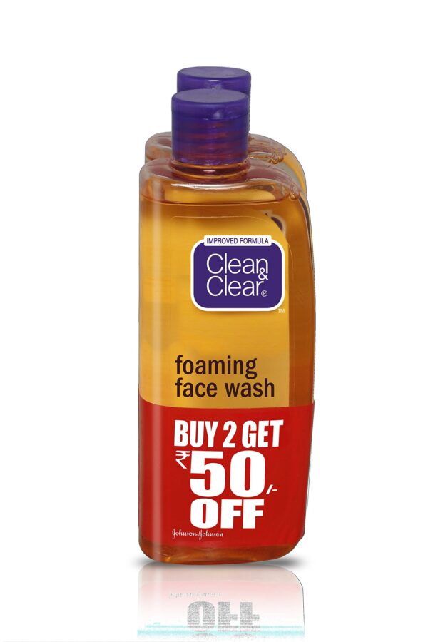 Clean & Clear Foaming Facewash, 150ml (Pack Of 2) - Fast Shipping to USA & Canada