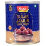 SWAD Shahi Gulab Jamun 1kg Tin | Mouth-Watering Indian Mithai | Ready to Serve | Traditional Indian Sweet | Soft, Spongy, and Perfect for Celebrations & Festivals - Fast Shipping to USA & Canada