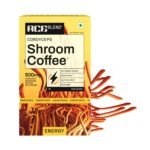 Ace Blend Cordyceps SHROOM COFFEE? | 45 Serving Sachets | Mushroom Coffee | KSM 66 Ashwagandha | L-Theanine | Immunity | Energy | 100% Arabica | Instant Coffee | Fasting Friendly Cold/Hot Brew - Fast Shipping to USA & Canada
