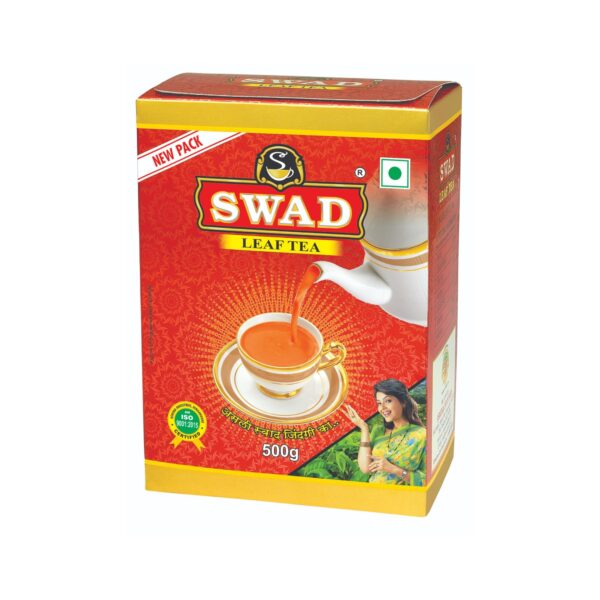Swad Leaf Tea | 100% Pure & Authentic Tea | Loose Long Leaf Tea | Strong & Kadak Chai | 500 Grams - Fast Shipping to USA & Canada