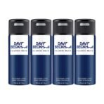 David Beckham Classic Blue Deodorant Spray 150ml (Pack of 4) - Fast Shipping to USA & Canada